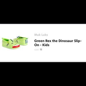 Dinosaur shoes